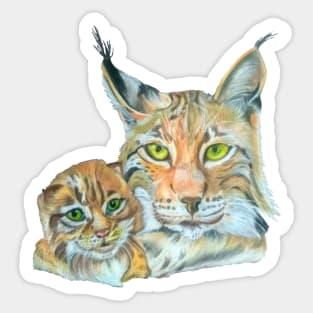 Lynxes Sticker